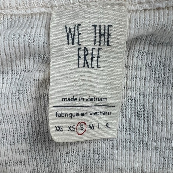 Free People/We The Free Don’t Forget Me Cream Top In Size Small - Picture 8 of 8